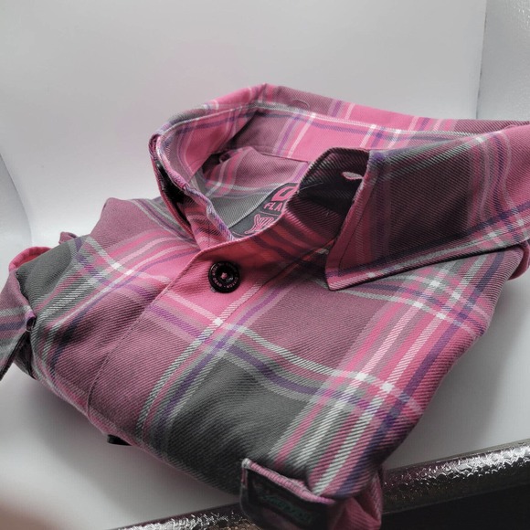 Dixxon Flannel Company "Shreddy" Long Sleeve Flannel Shirt with Buttons-Sz.XL - Picture 2 of 5